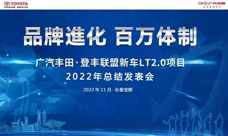 汽车｜广汽丰田•登丰联盟新车LT2.0项目•长春宝辉2022年总结发表会