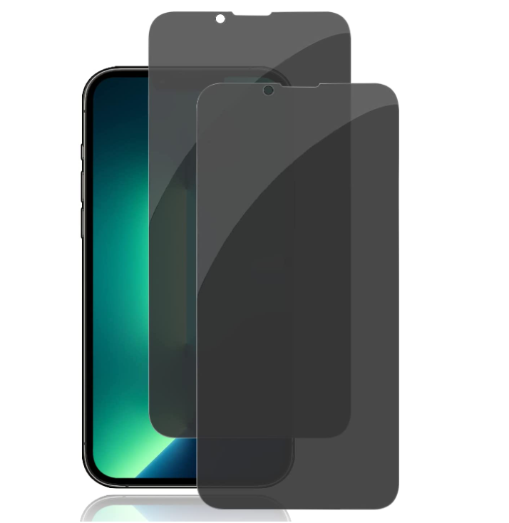2.5D  privacy screen protectors for iPhone sereies